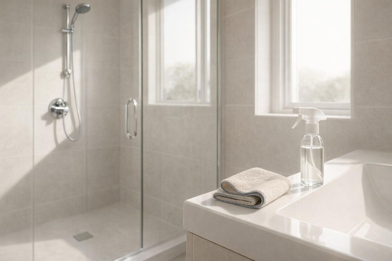 Détartrer une douche et une robinetterie en 20 minutes avec une méthode simple