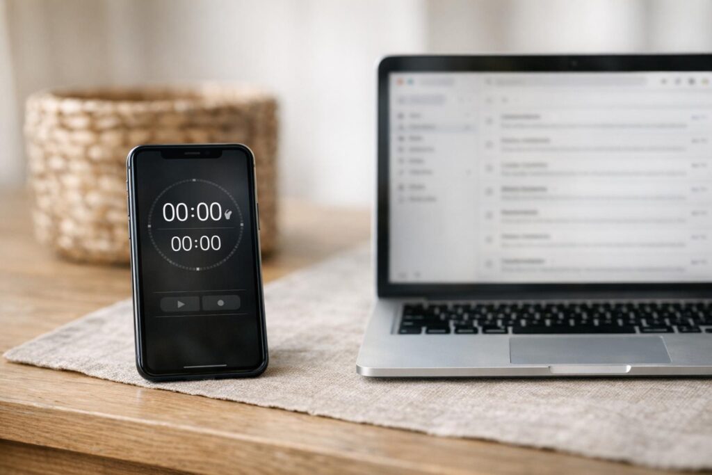 Routine de tri d’emails en 15 minutes avec chrono